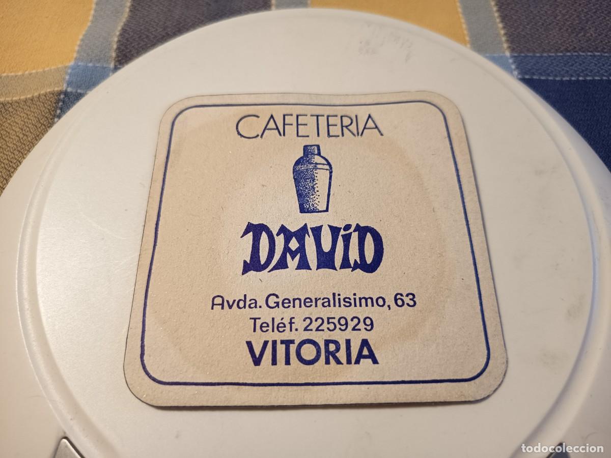 Otros Art&iacute;culos de Coleccionismo en Papel: POSAVASOS CAFETERIA DAVID-VITORIA-ALAVA