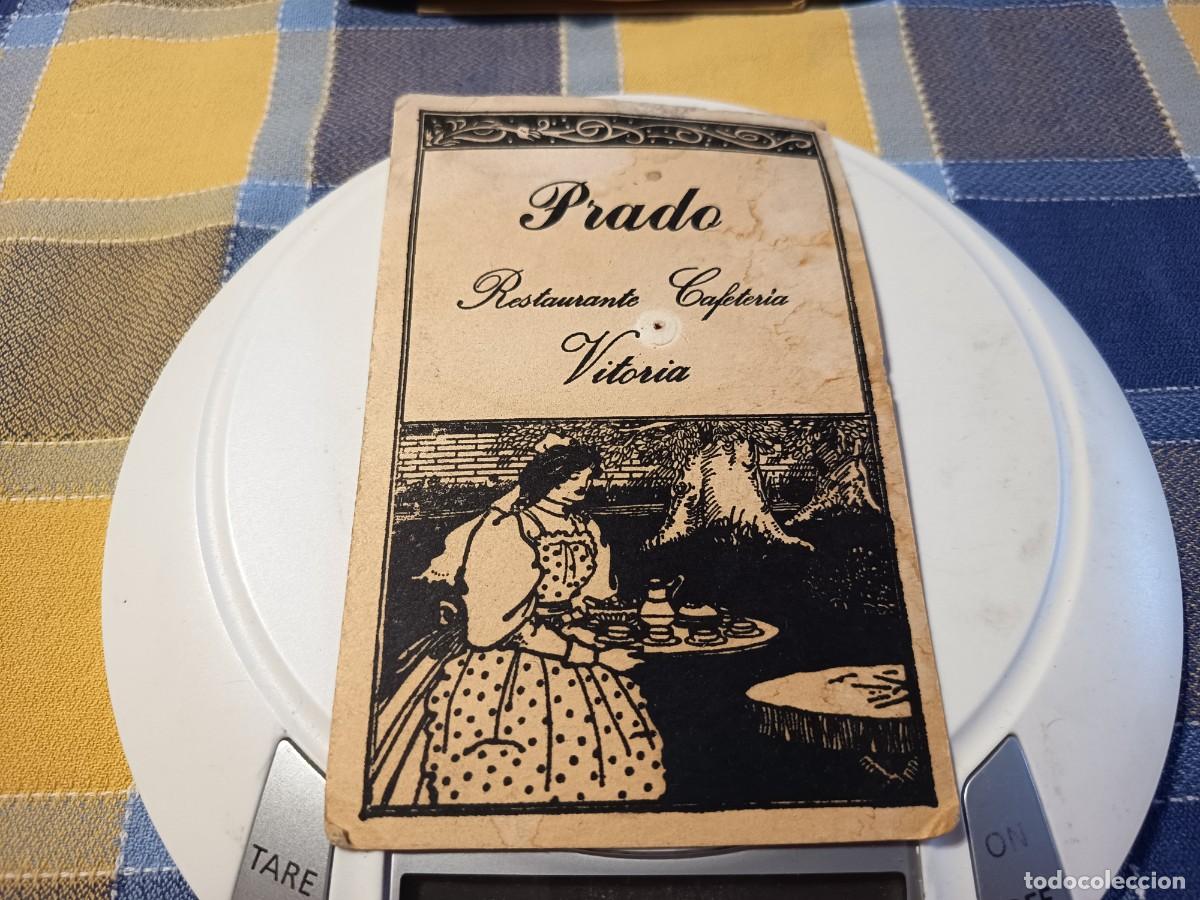 Otros Art&iacute;culos de Coleccionismo en Papel: POSAVASOS CAFETERIA RESTAURANTE PRADO-VITORIA-ALAVA