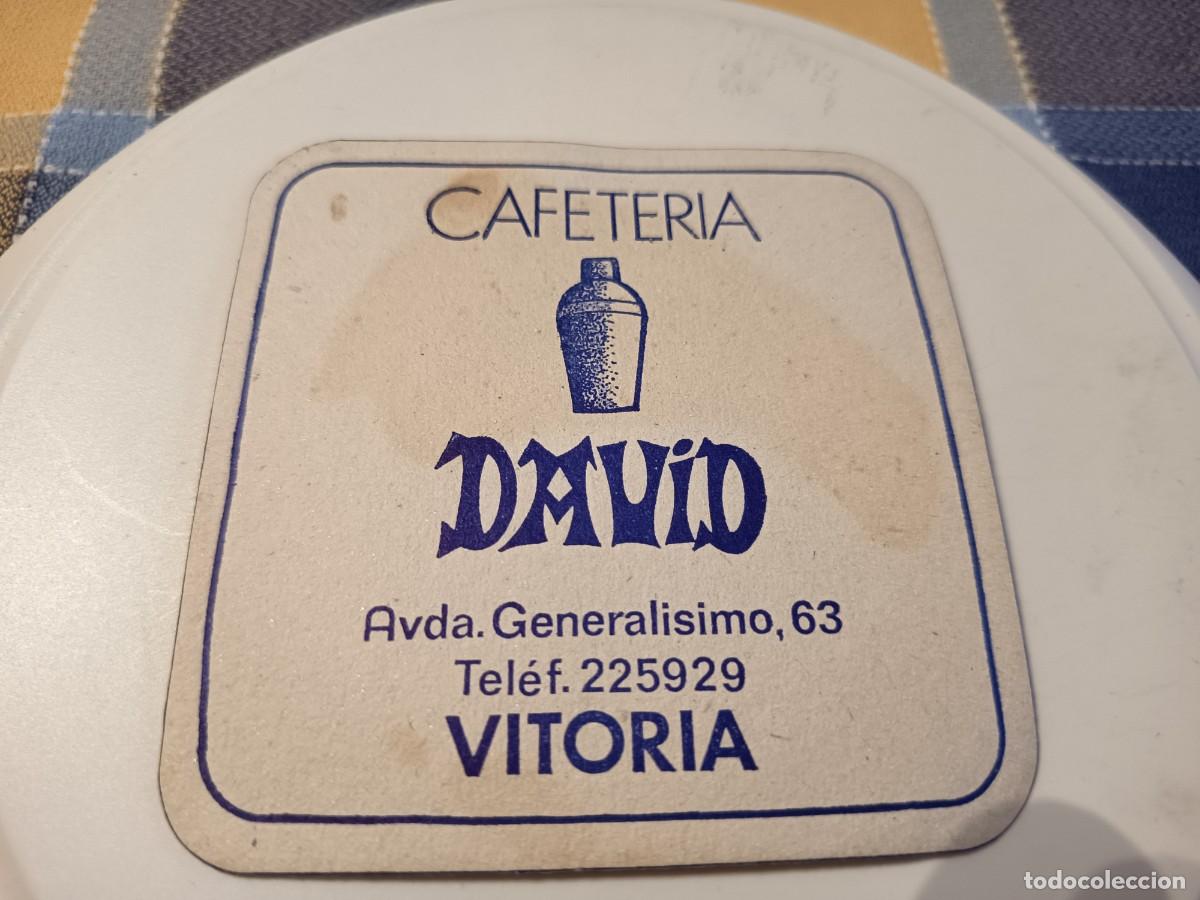 Otros Art&iacute;culos de Coleccionismo en Papel: POSAVASOS CAFETERIA DAVID-VITORIA-ALAVA