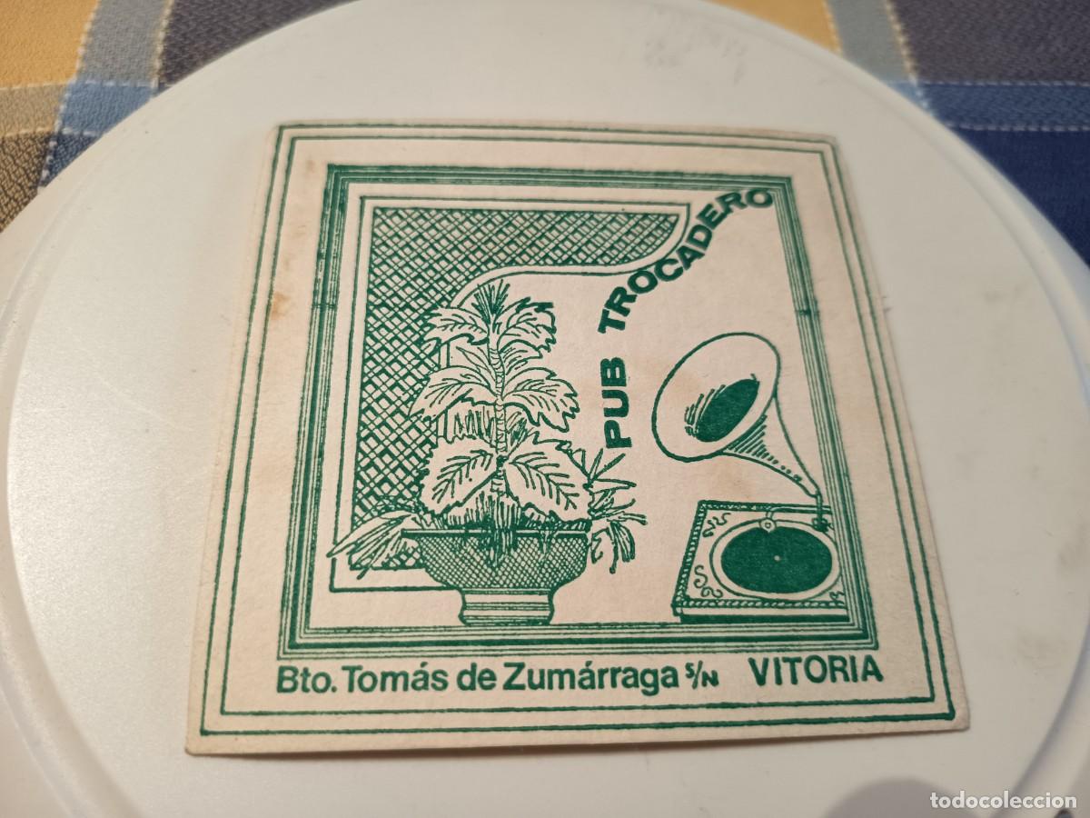 Collectionnisme Papier divers: POSAVASOS PUB TROCADERO-VITORIA-ALAVA