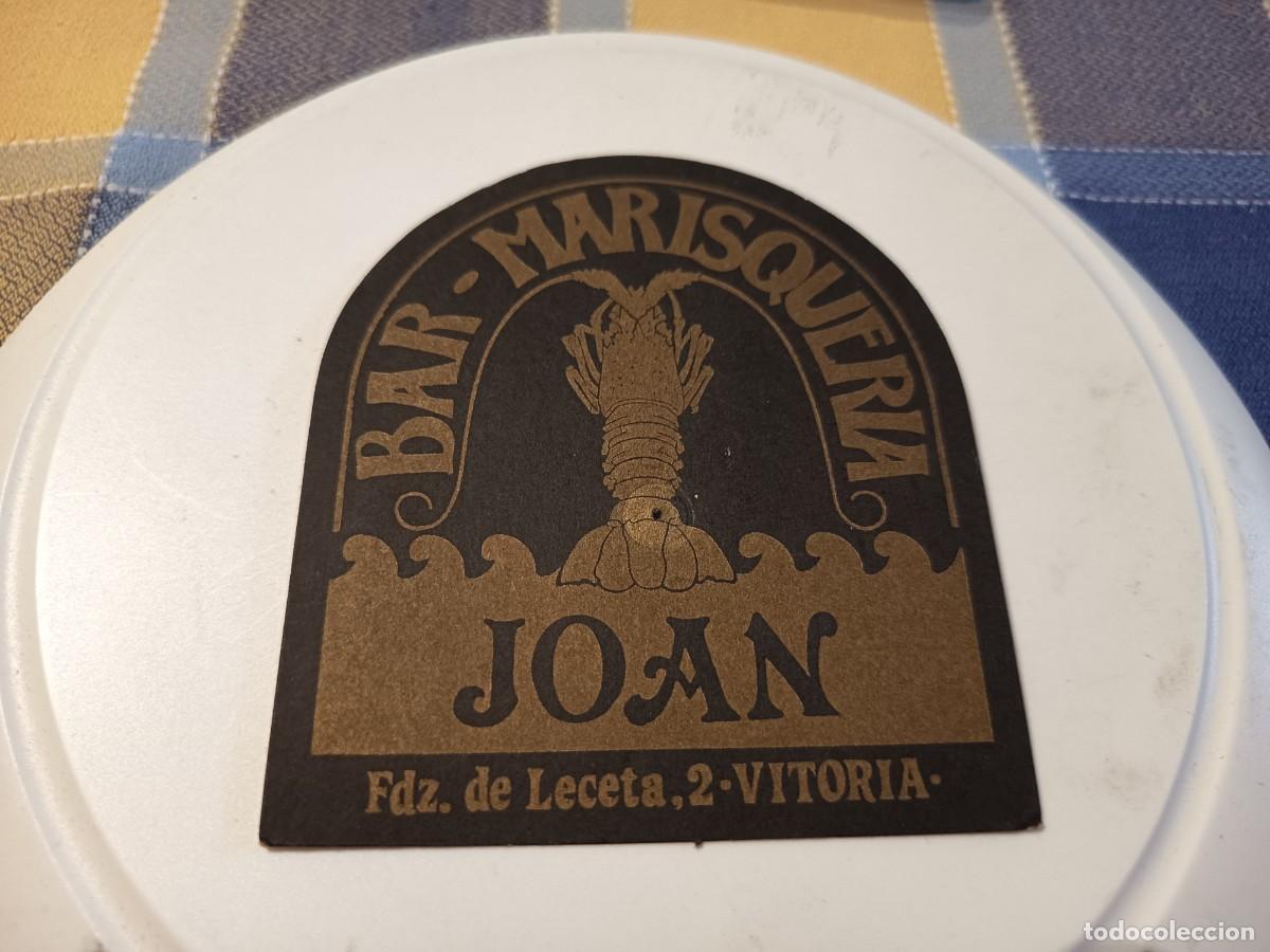 Collectionnisme Papier divers: POSAVASOS BAR MARISQUERIA JOAN-VITORIA-ALAVA