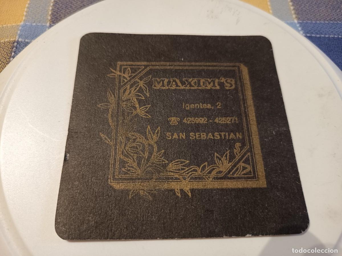 Otros Art&iacute;culos de Coleccionismo en Papel: POSAVASOS PUB MAXIM'S-SAN SEBASTIAN-GUIPUZCOA