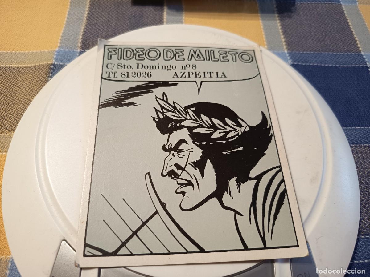 Otros Art&iacute;culos de Coleccionismo en Papel: POSAVASOS CAFETERIA FIDEO DE MILETO-AZPEITIA-GUIPUZCOA
