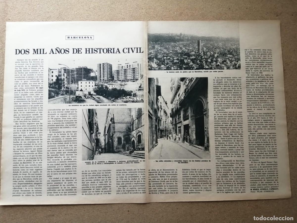 Otros Art&iacute;culos de Coleccionismo en Papel: REPORTAJE. BARCELONA, DOS MIL A&Ntilde;OS DE HISTORIA CIVIL