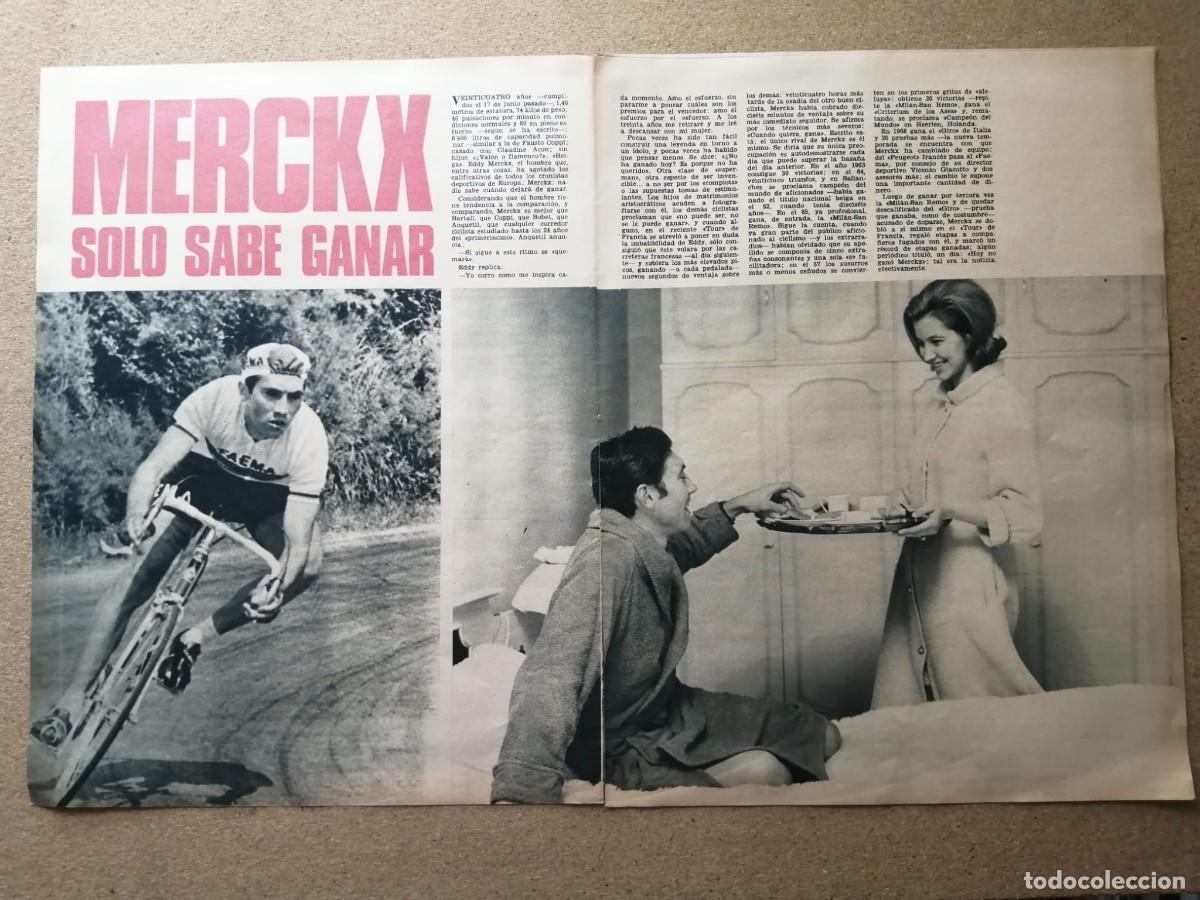 Otros Art&iacute;culos de Coleccionismo en Papel: REPORTAJE. EDDY MERCKX, SOLO SABE GANAR