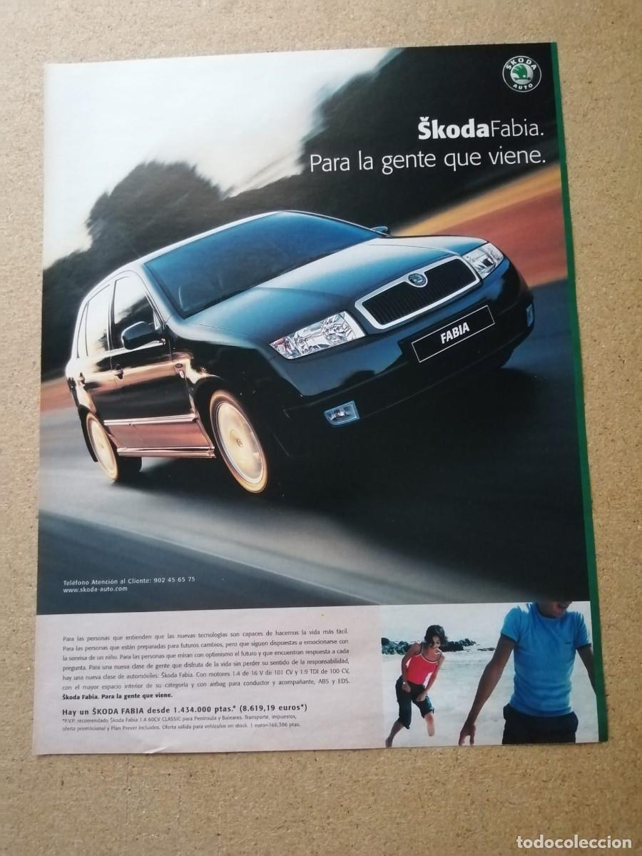 Otros Art&iacute;culos de Coleccionismo en Papel: ANUNCIO. SKODA FABIA