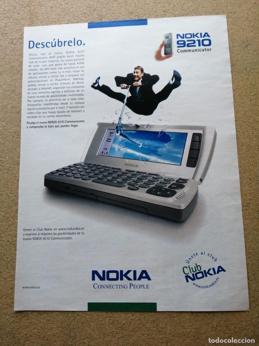 Otros Art&iacute;culos de Coleccionismo en Papel: ANUNCIO. NOKIA 9210.