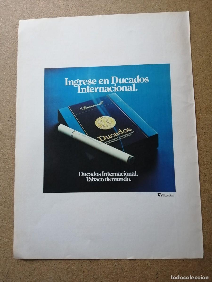 Otros Art&iacute;culos de Coleccionismo en Papel: ANUNCIO. CIGARRILLOS DUCADOS INTERNACIONAL