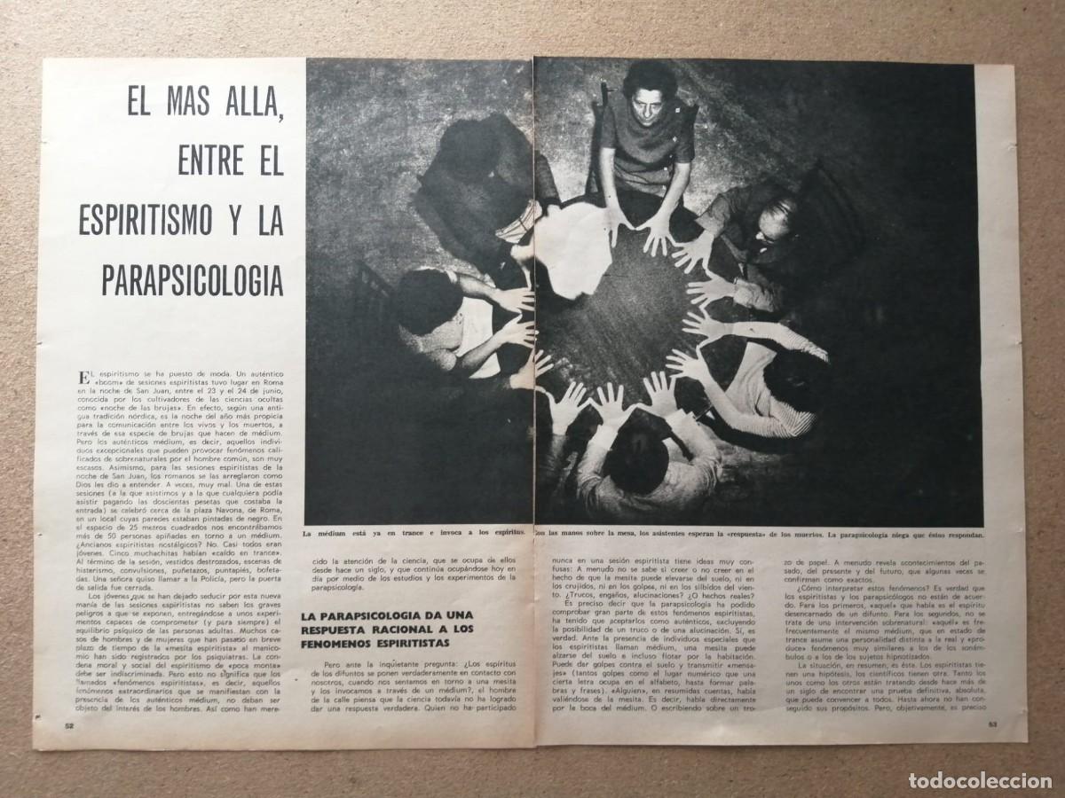 Otros Art&iacute;culos de Coleccionismo en Papel: REPORTAJE. EL MAS ALLA, ENTRE EL ESPIRITISMO Y LA PARAPSICOLOGIA