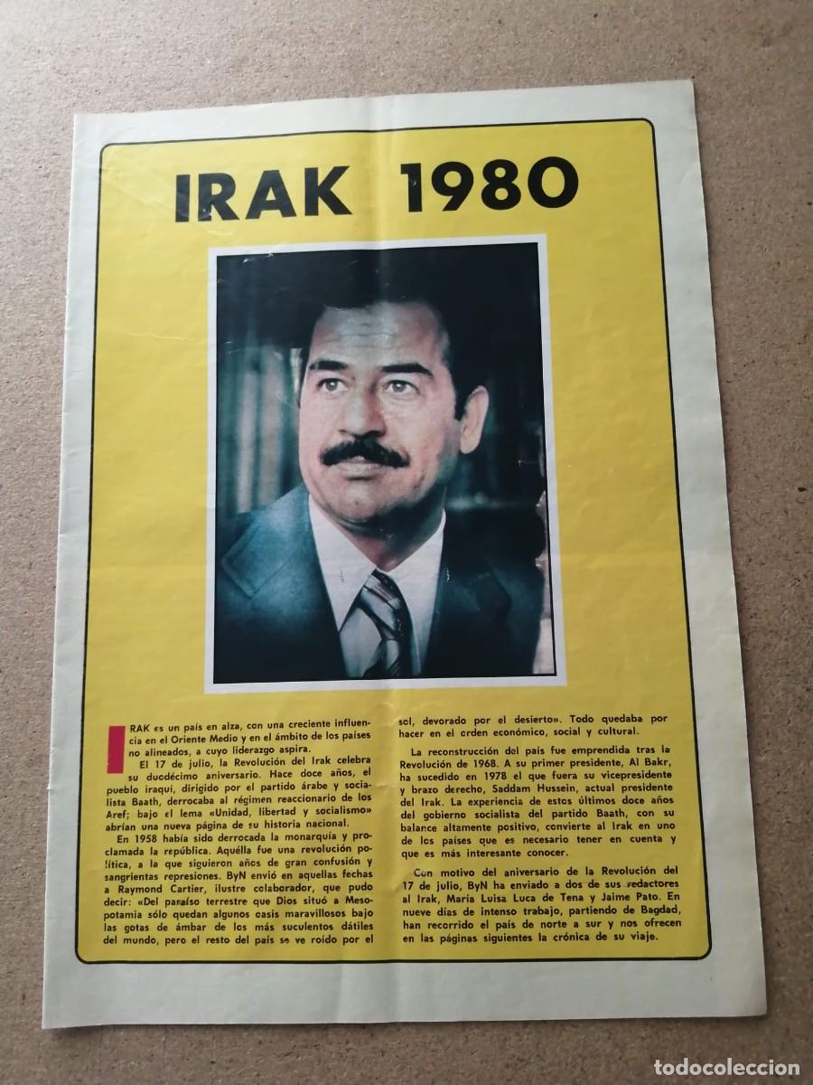 Otros Art&iacute;culos de Coleccionismo en Papel: REPORTAJE. IRAK 1980