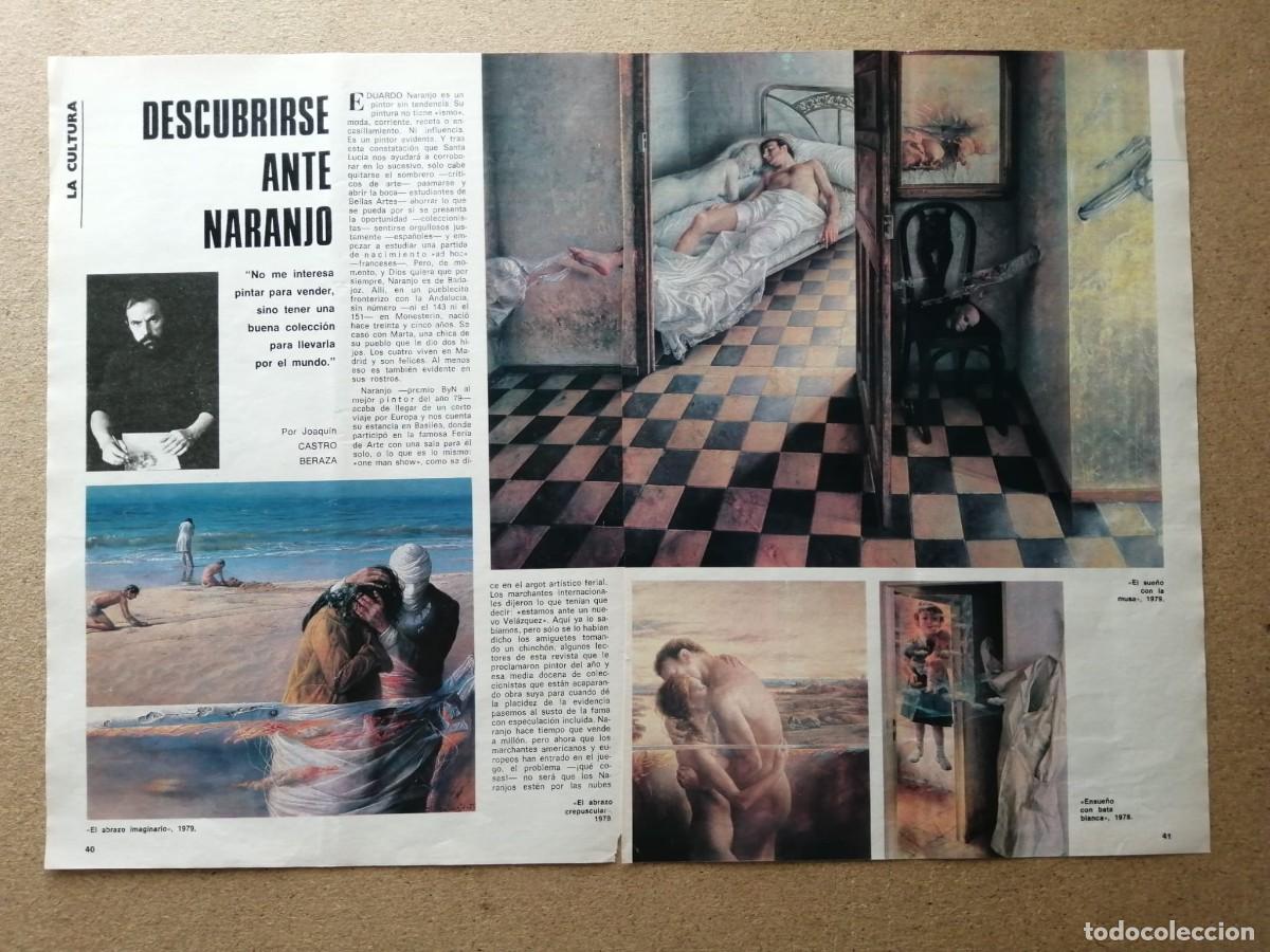 Otros Art&iacute;culos de Coleccionismo en Papel: REPORTAJE. ARTE, DESCUBRIRSE ANTE NARANJO