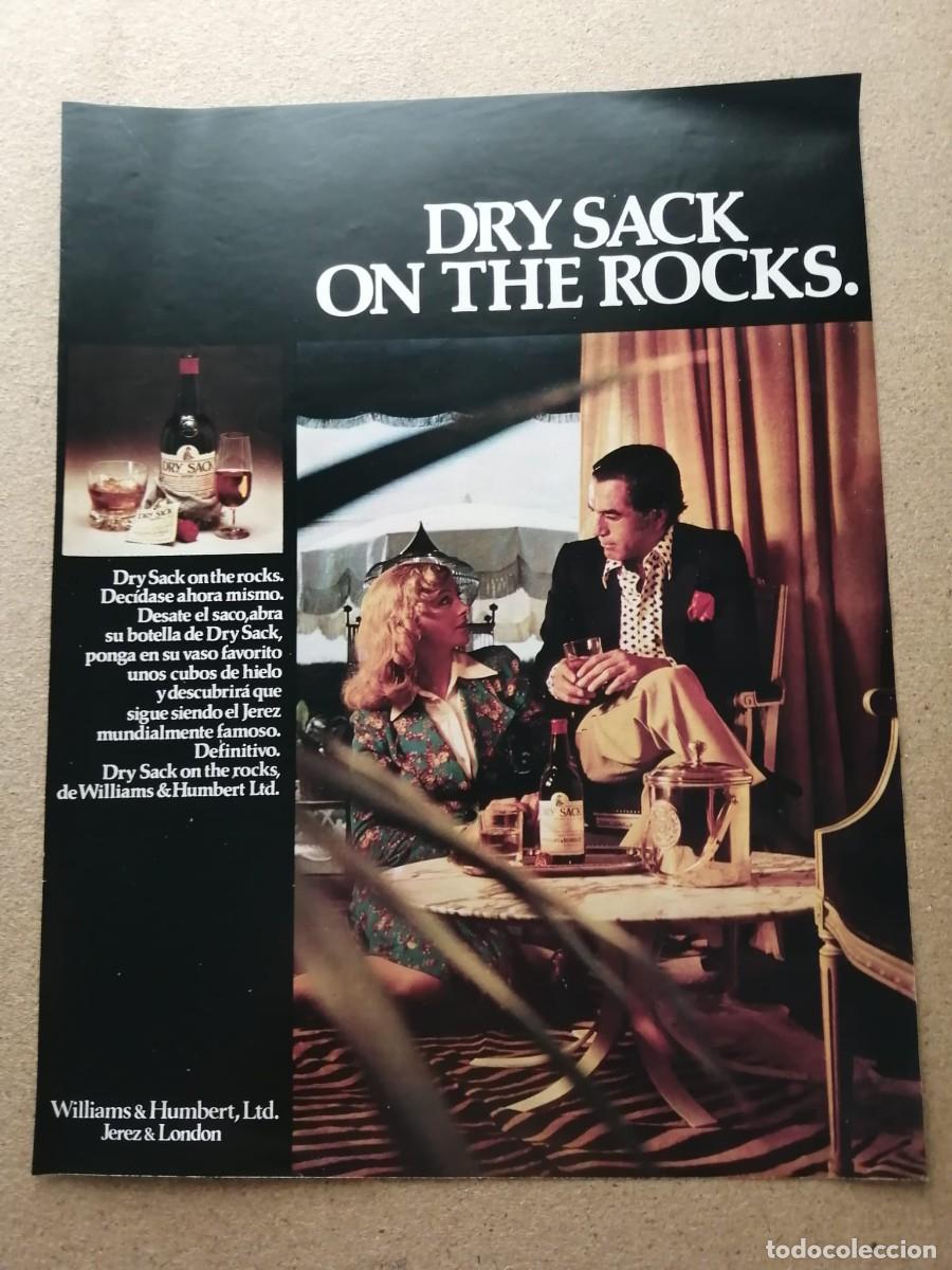 Otros Art&iacute;culos de Coleccionismo en Papel: ANUNCIO. DRY SACK ON THE ROCKS