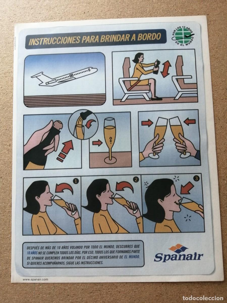 Collectionnisme Papier divers: ANUNCIO. SPANAIR....