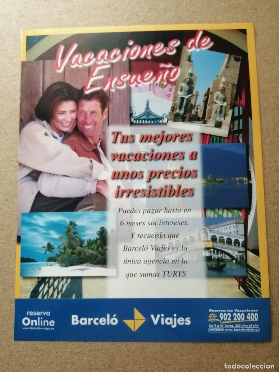 Collectionnisme Papier divers: ANUNCIO. VIAJES BARCELO