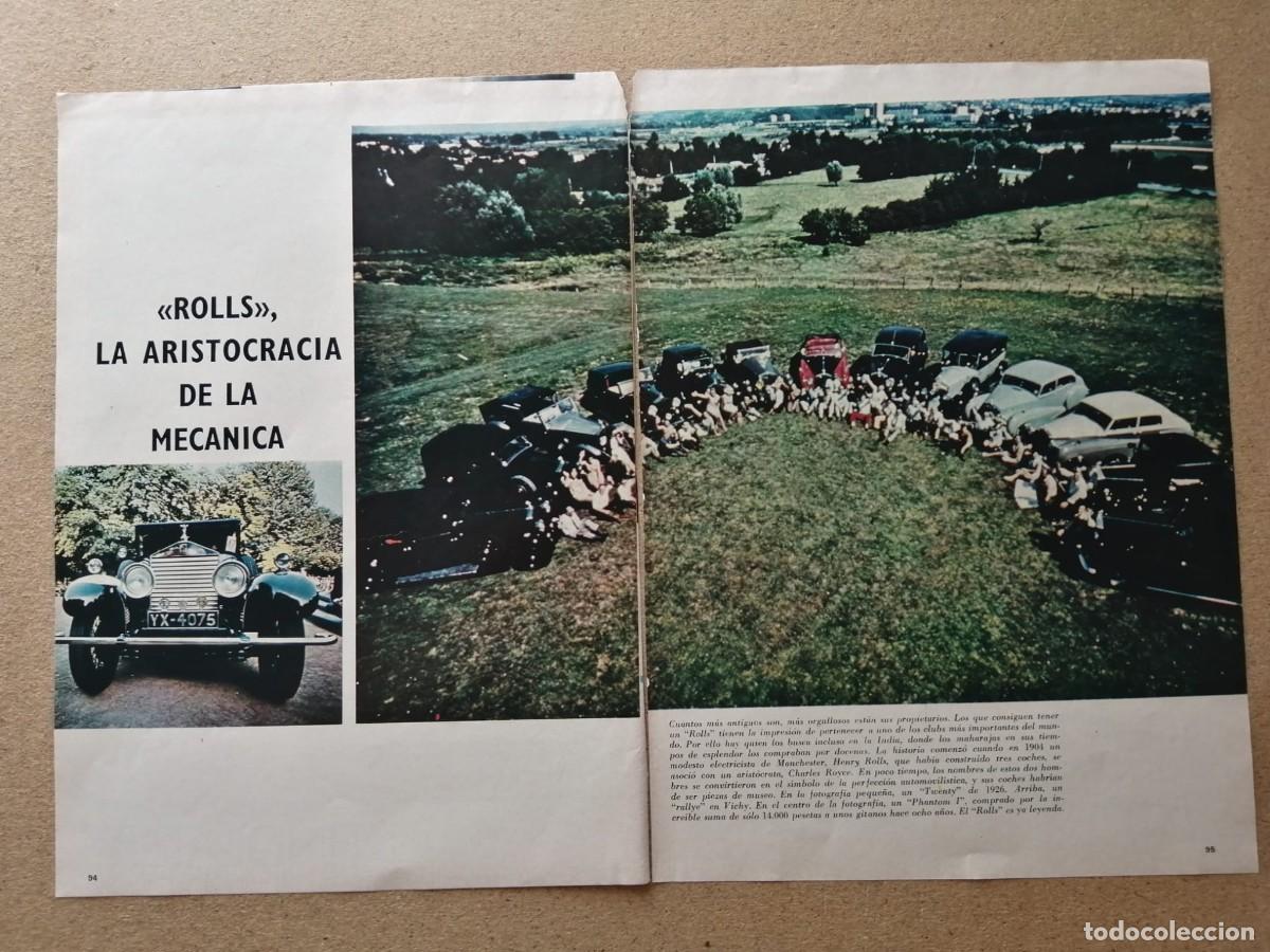 Collectionnisme Papier divers: REPORTAJE. ROLLS ROYCE, LA ARISTOCRACIA DE LA MECANICA