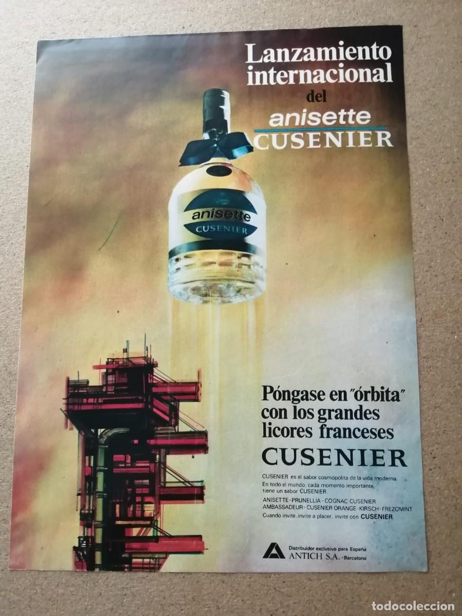 Otros Art&iacute;culos de Coleccionismo en Papel: ANUNCIO. ANISETTE CUSENIER
