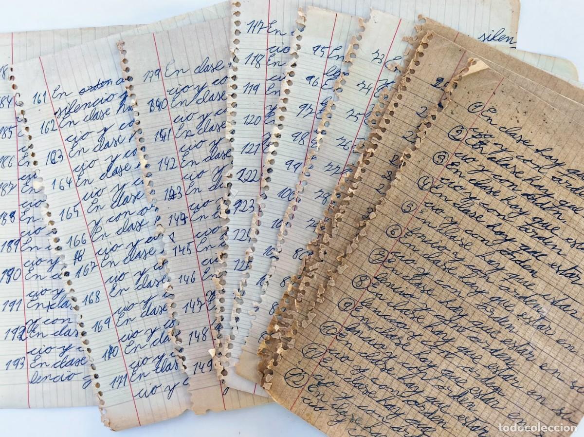Otros Art&iacute;culos de Coleccionismo en Papel: Antiguo castigo escolar. En clase hay que estar en silencio y con orden.
