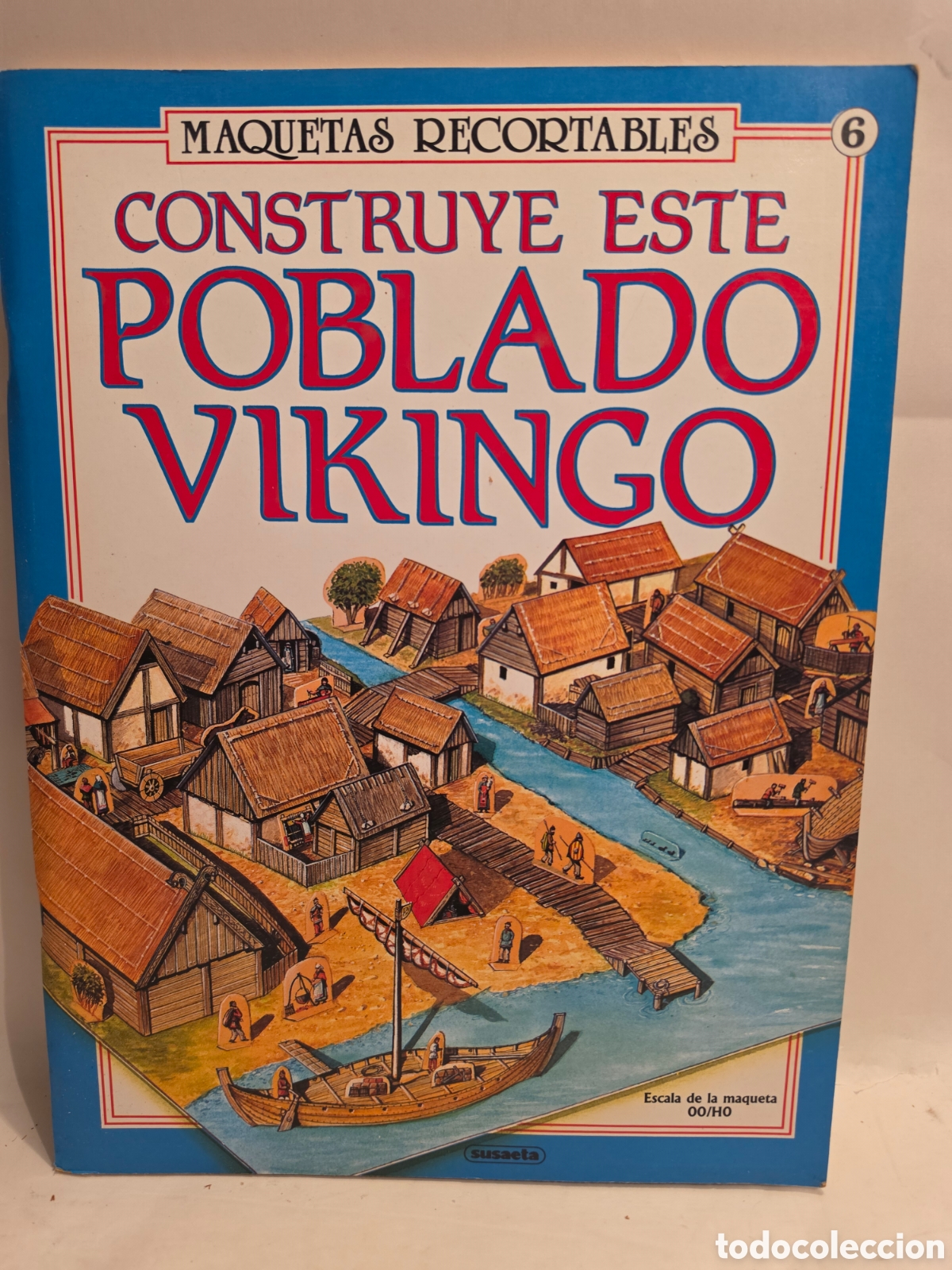 Otros Art&iacute;culos de Coleccionismo en Papel: CONSTRUYE ESTE POBLADO VIKINGO. EDITORIAL SUSAETA 1989.