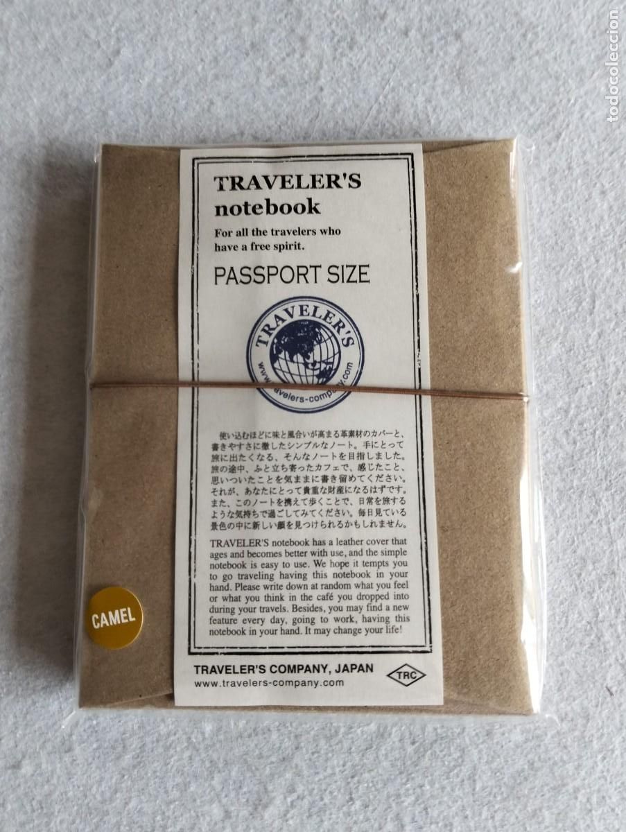 Otros Art&iacute;culos de Coleccionismo en Papel: Traveler's Notebook - Tama&ntilde;o Pasaporte Color Camel