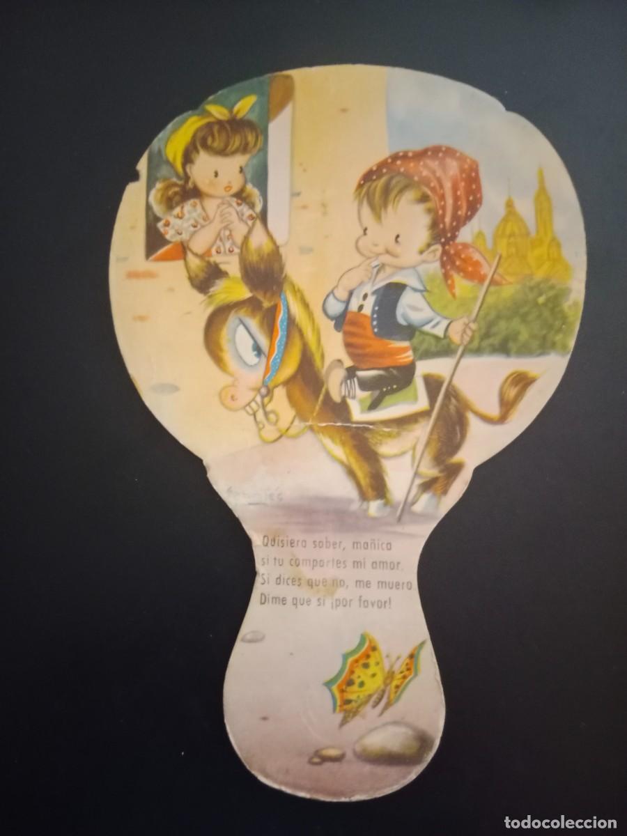 Otros Art&iacute;culos de Coleccionismo en Papel: ANTIGUO PAY PAY ABANICO DE CARTON - PUBLICIDAD CALZADOS ANGEL - C/ MUSICO PADILLA - VALENCIA