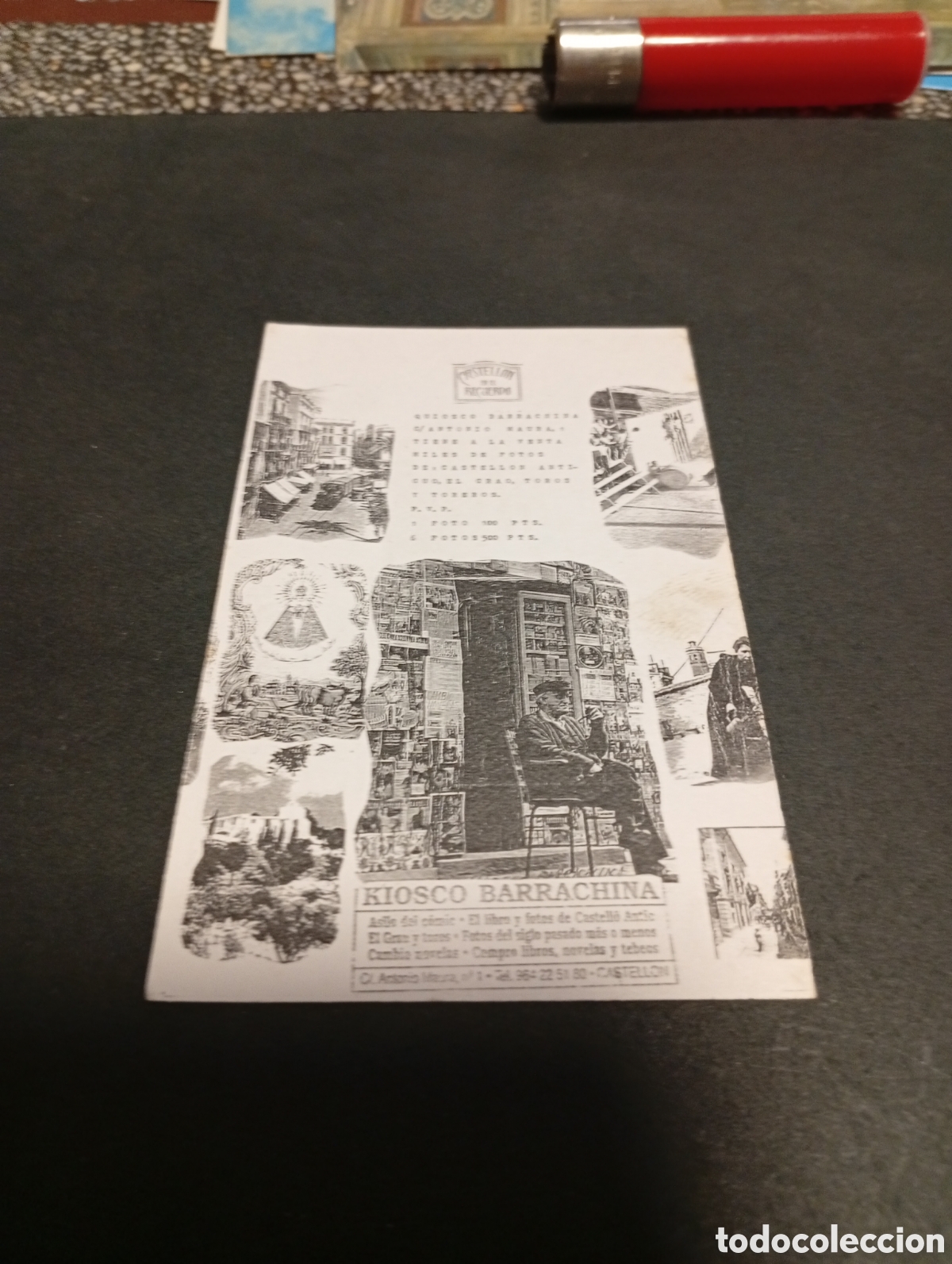 Otros Art&iacute;culos de Coleccionismo en Papel: Tarjeta visita kiosco Barrachina , Castell&oacute;n