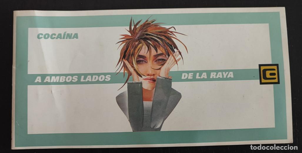 Otros Art&iacute;culos de Coleccionismo en Papel: COCAINA A AMBOS LADOS DE LA RAYA, FOLLETO INFORMATIVO, ENERGY CONTROL, BARCELONA 1999