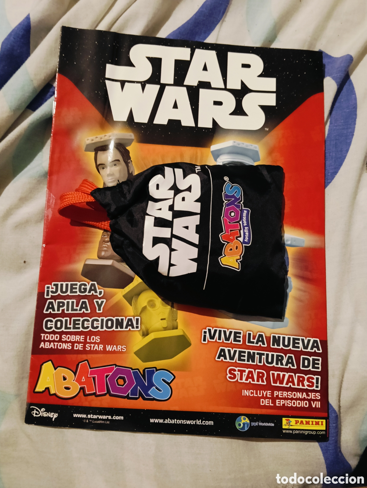 Otros Art&iacute;culos de Coleccionismo en Papel: Revista/folleto + funda con accesorios Abatons Star Wars Panini