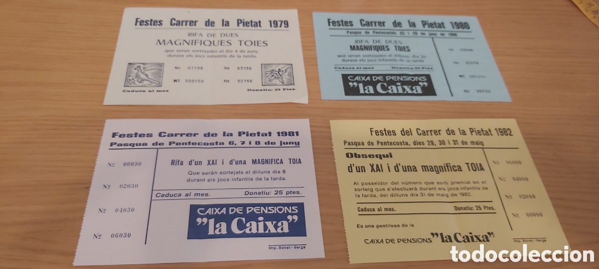 Otros Art&iacute;culos de Coleccionismo en Papel: FESTES CARRER DE LA PIETAR 1979-89-81-82