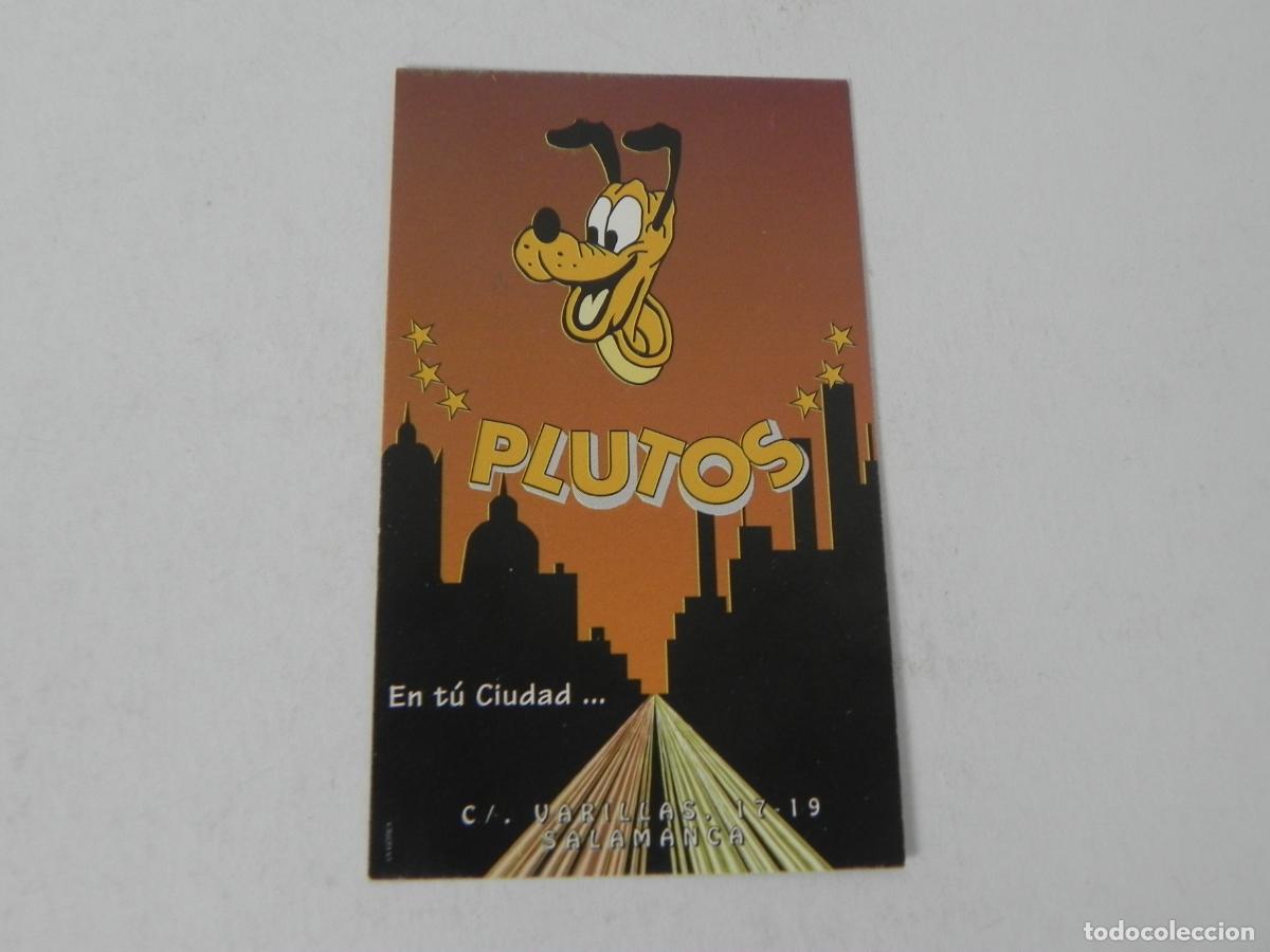 Otros Art&iacute;culos de Coleccionismo en Papel: Antiguo Flyer Publicitario Bar Pluto's - Salamanca - &rdquo;En t&uacute; Ciudad...&rdquo; - Silueta Monumentos