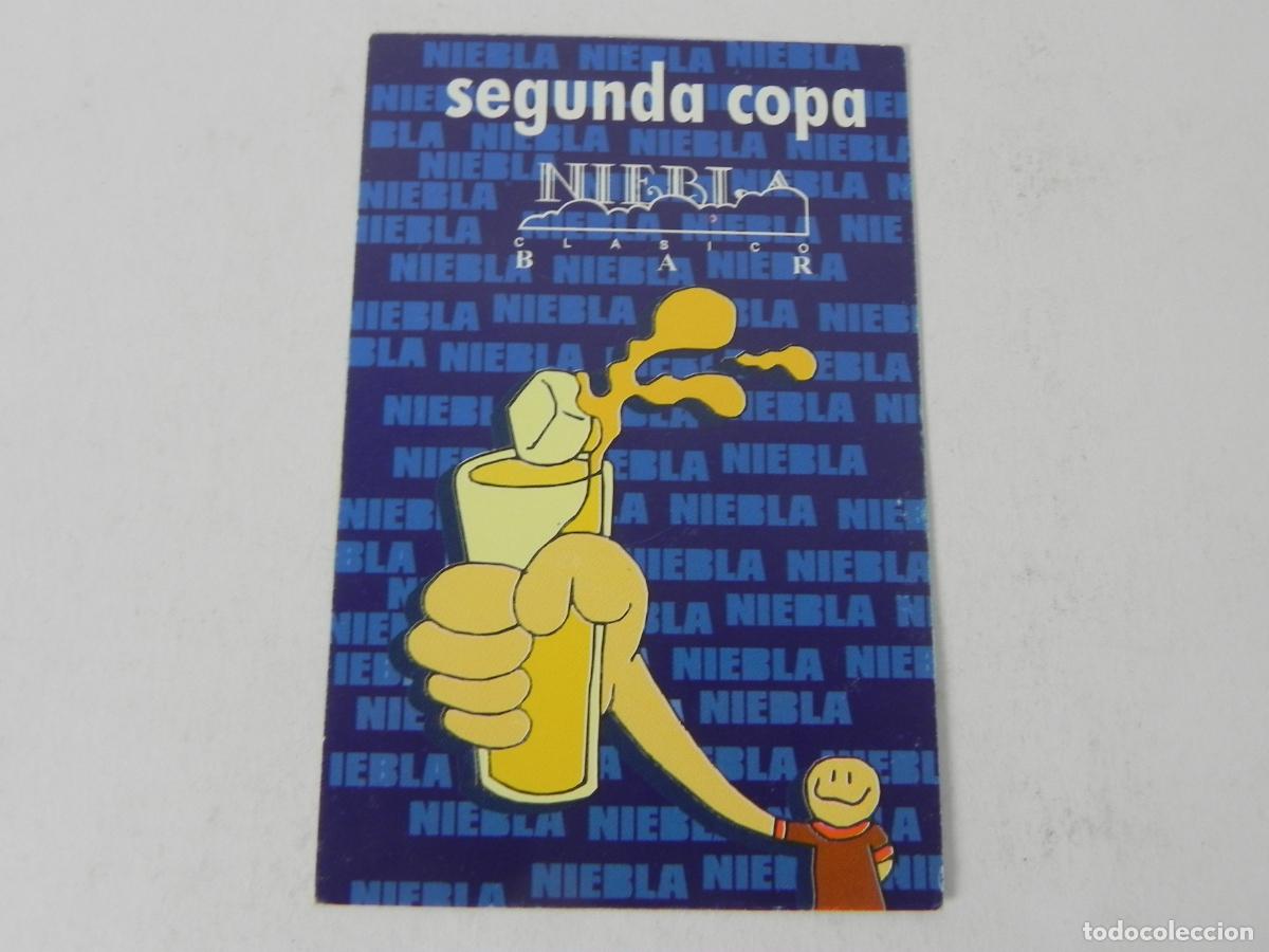 Otros Art&iacute;culos de Coleccionismo en Papel: Antiguo Folleto / Pase Publicitario Discoteca Pub NIEBLA CL&Aacute;SICO - Segunda Copa Gratis - A&ntilde;os 80/90