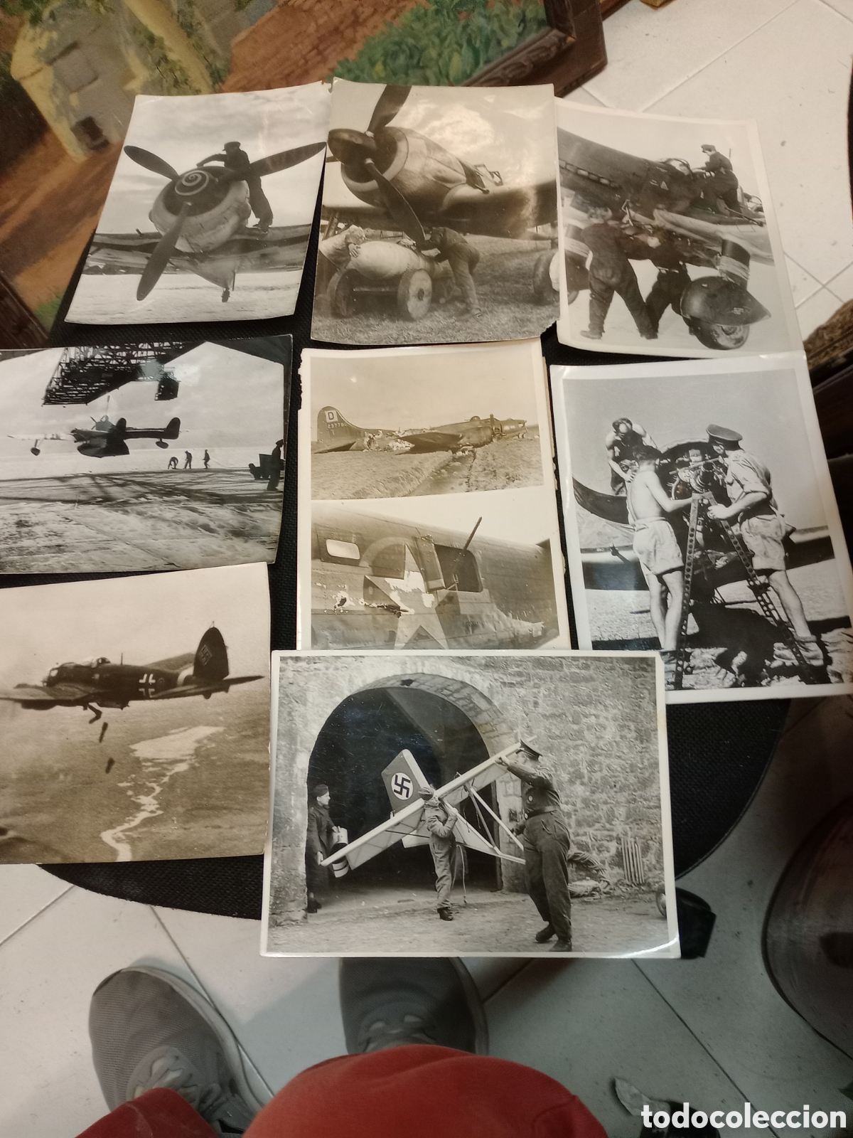 Otros Art&iacute;culos de Coleccionismo en Papel: 8 fotos de la segunda guerra mundial