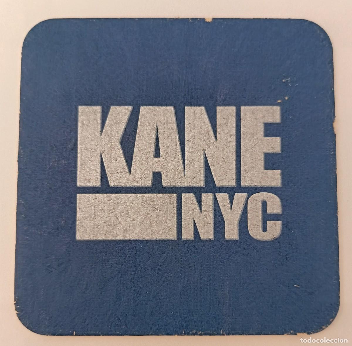 Otros Art&iacute;culos de Coleccionismo en Papel: Posavasos. Cuadrado. Kane Nyc Blau.