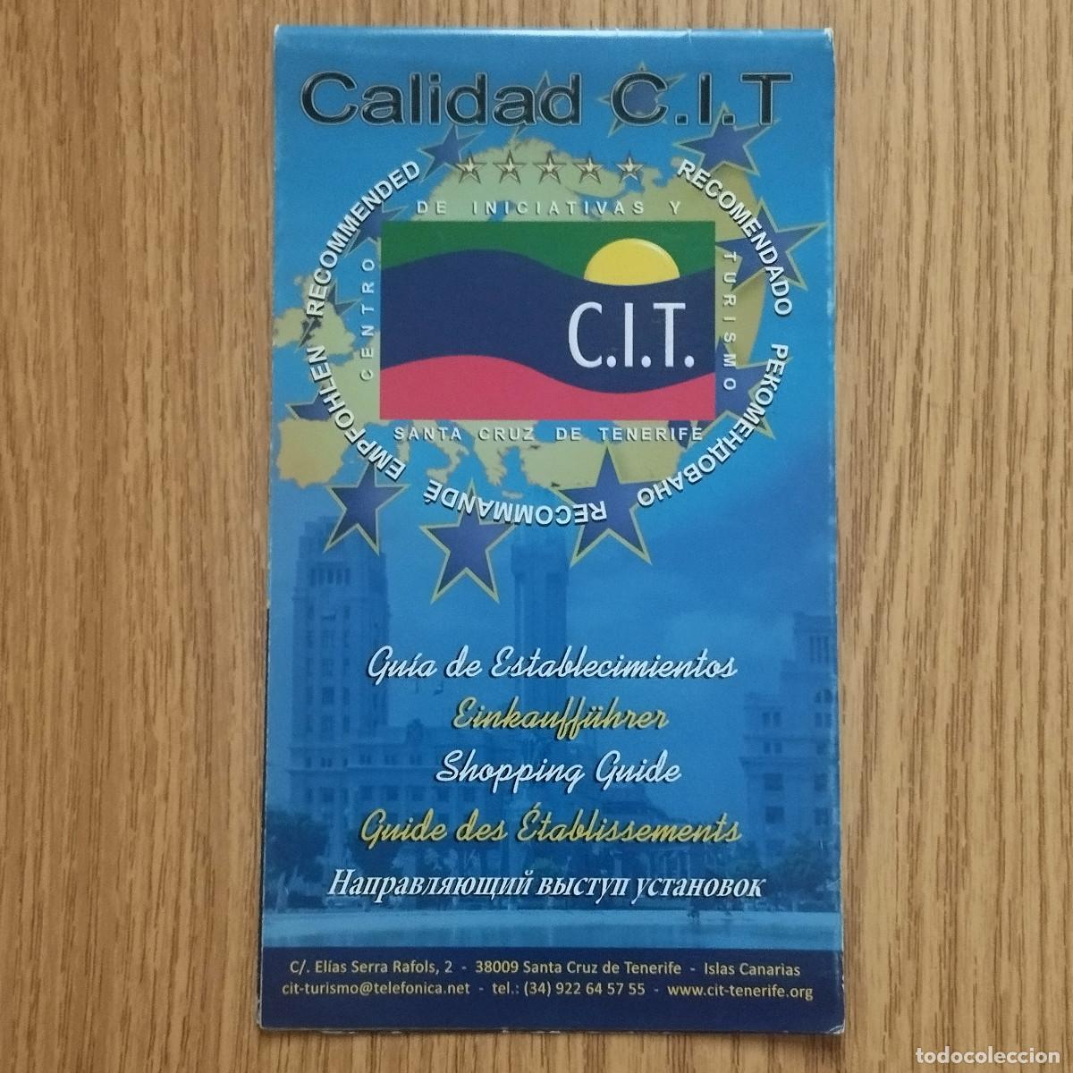 Otros Art&iacute;culos de Coleccionismo en Papel: Mapa SANTA CRUZ DE TENERIFE - CENTRO DE INICIATIVAS Y TURISMO | Tenerife - Canarias