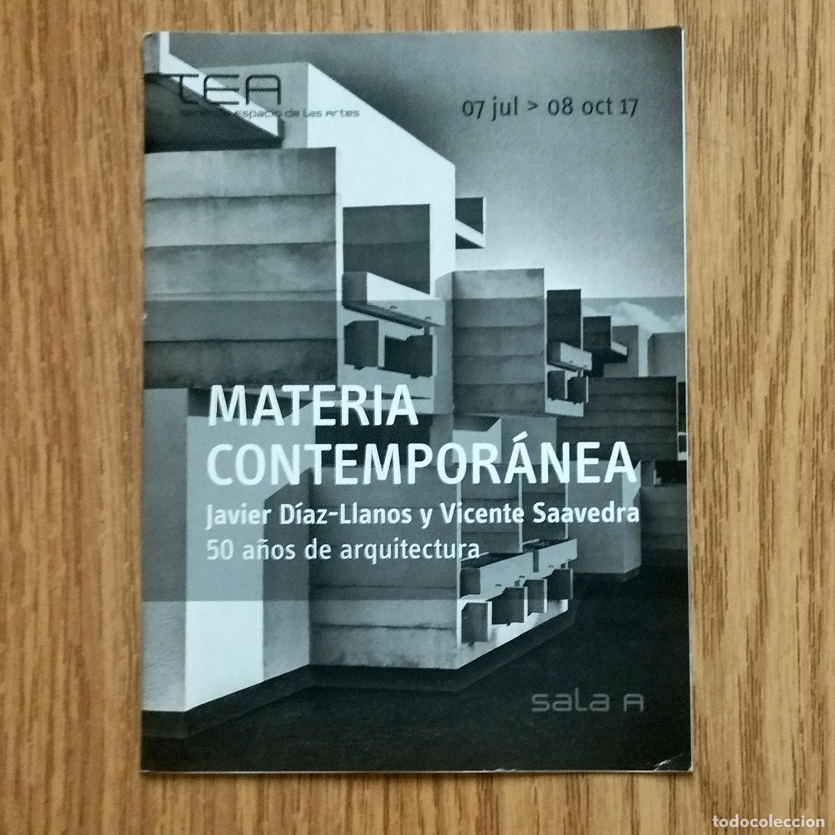 Otros Art&iacute;culos de Coleccionismo en Papel: FOLLETO EXPOSICI&Oacute;N MATERIA CONTEMPOR&Aacute;NEA - JAVIER D&Iacute;AZ LLANOS y VICENTE SAAVEDRA | Tenerife