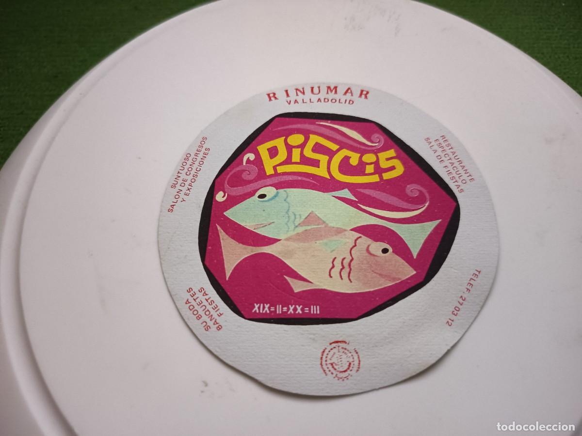 Otros art&iacute;culos de coleccionismo en papel: POSAVASOS SALA DE FIESTAS RINUMAR-PISCIS-VALLADOLID