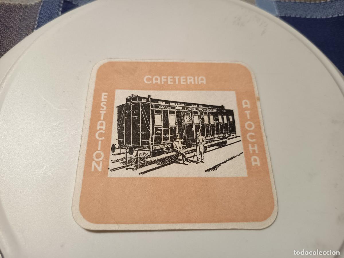 Otros Art&iacute;culos de Coleccionismo en Papel: POSAVASOS CAFETERIA ESTACION DE ATOCHA-MADRID