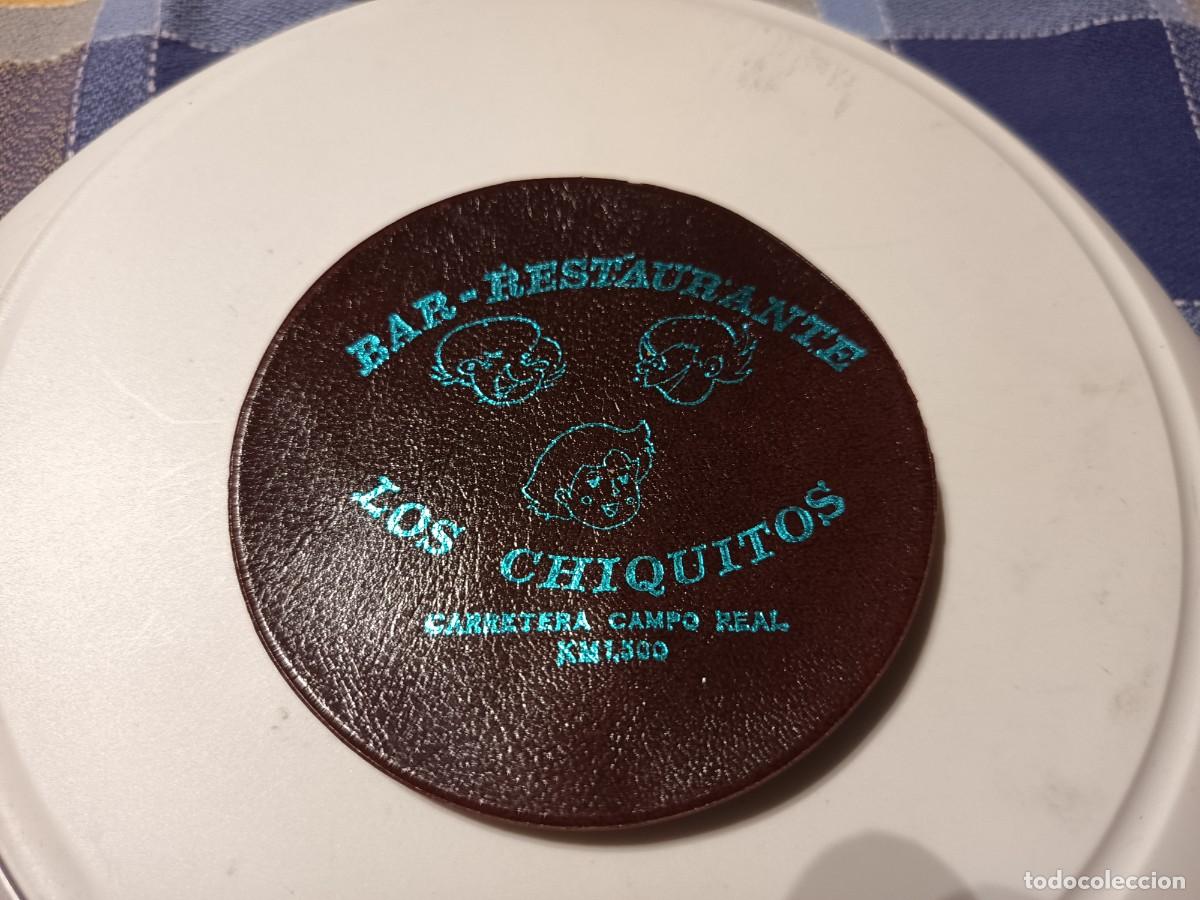 Otros Art&iacute;culos de Coleccionismo en Papel: POSAVASOS DE PLASTICO- RESTAURANTE LOS MUCHACHOS-MADRID