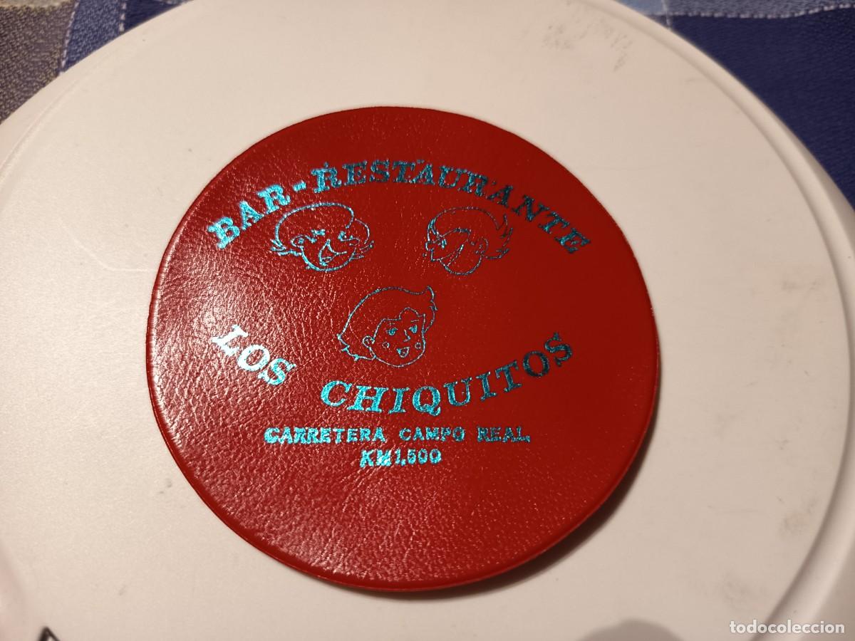 Otros Art&iacute;culos de Coleccionismo en Papel: POSAVASOS DE PLASTICO- RESTAURANTE LOS MUCHACHOS-MADRID