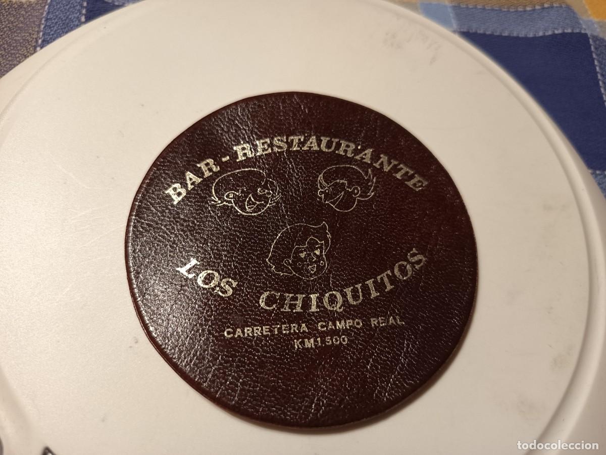 Otros Art&iacute;culos de Coleccionismo en Papel: POSAVASOS DE PLASTICO- RESTAURANTE LOS MUCHACHOS-MADRID