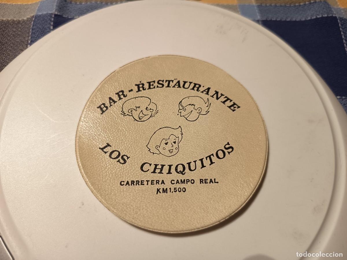 Otros Art&iacute;culos de Coleccionismo en Papel: POSAVASOS DE PLASTICO- RESTAURANTE LOS MUCHACHOS-MADRID