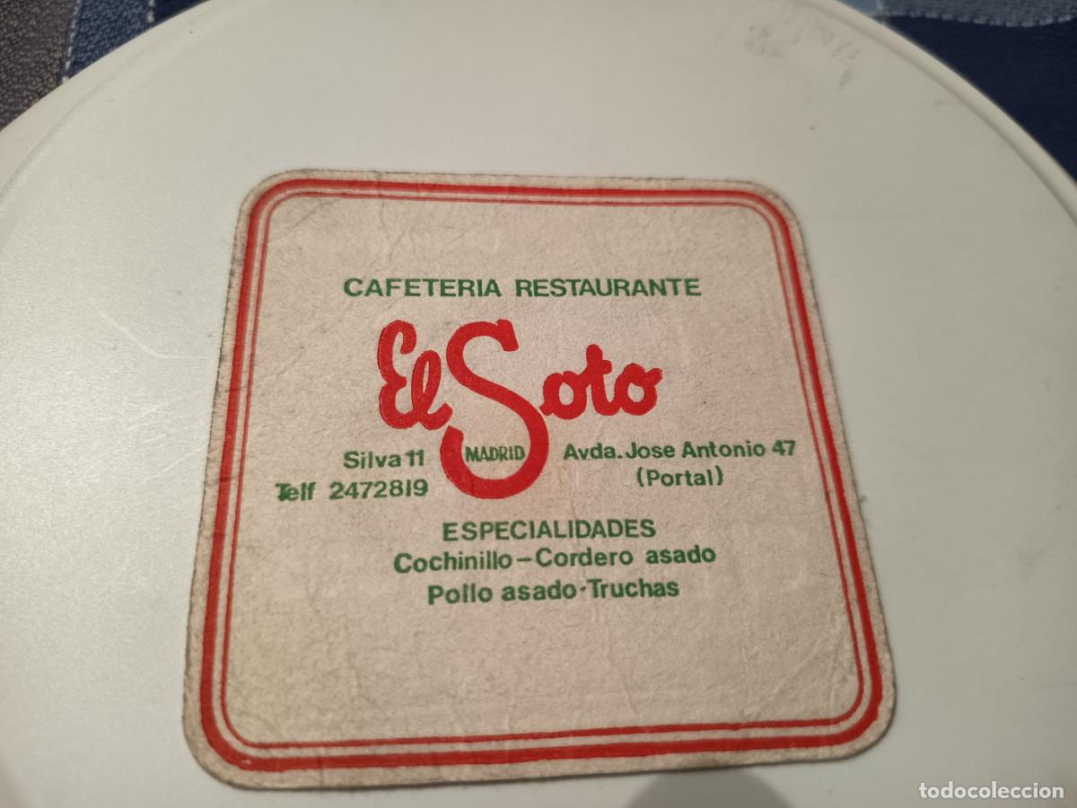 Otros Art&iacute;culos de Coleccionismo en Papel: POSAVASOS CAFETERIA EL SOTO-MADRID