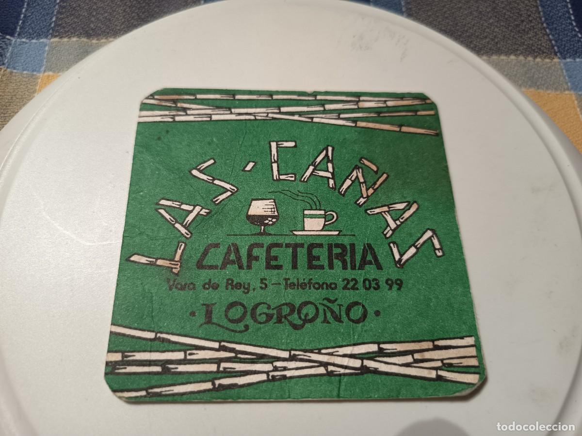 Collectionnisme Papier divers: POSAVASOS CAFETERIA LAS CA&Ntilde;AS-LOGRO&Ntilde;O-LA RIOJA