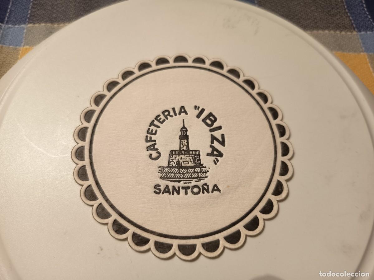 Collectionnisme Papier divers: POSAVASOS CAFETERIA IBIZA-SANTO&Ntilde;A-CANTABRIA