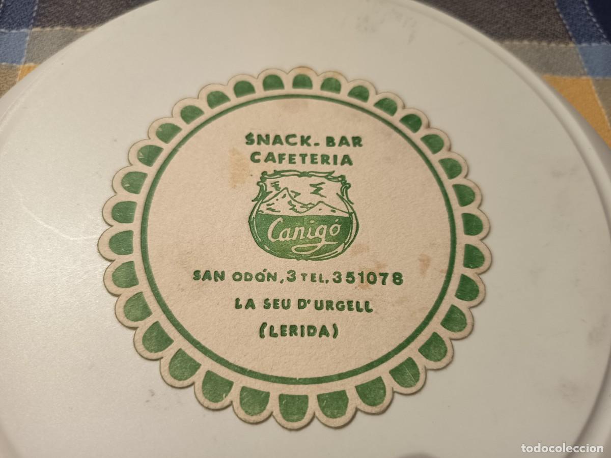 Collectionnisme Papier divers: POSAVASOS CAFETERIA CANIGO-LA SEU DE URGEL-LERIDA