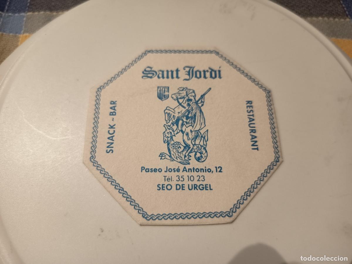 Collectionnisme Papier divers: POSAVASOS RESTAURANTE SANT JORDI-LA SEU DE URGEL-LERIDA