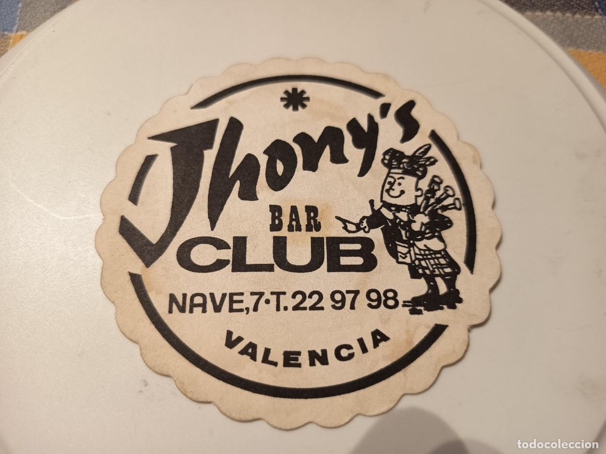 Collectionnisme Papier divers: POSAVASOS CLUB JHONY'S-VALENCIA