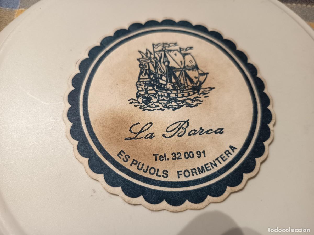 Otros Art&iacute;culos de Coleccionismo en Papel: POSAVASOS RESTAURANTE LA BARCA-ES PUJOLS-FORMENTERA-BALEARES