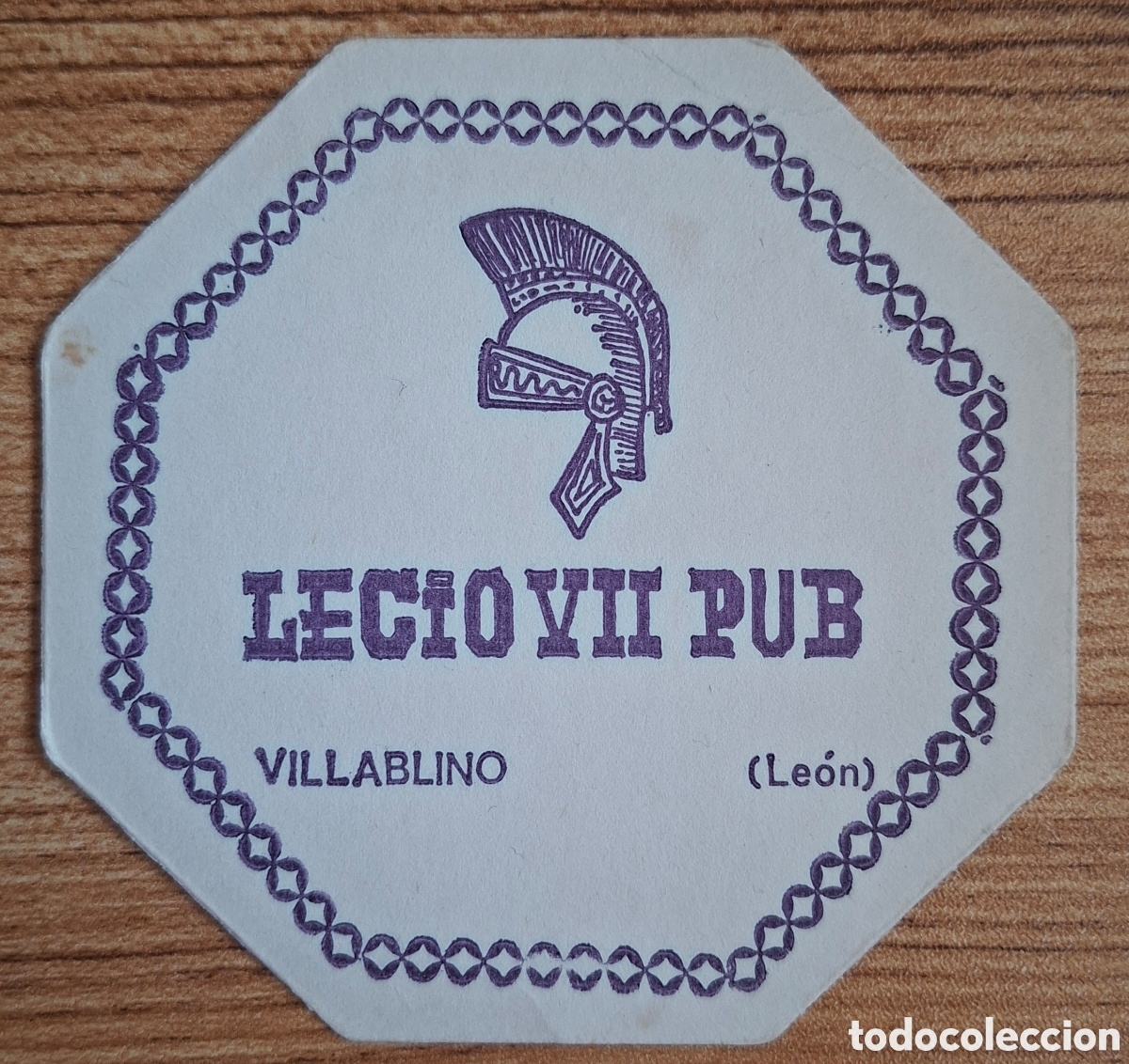 Otros Art&iacute;culos de Coleccionismo en Papel: Posavasos Legio VII Pub - Villablino (Le&oacute;n)