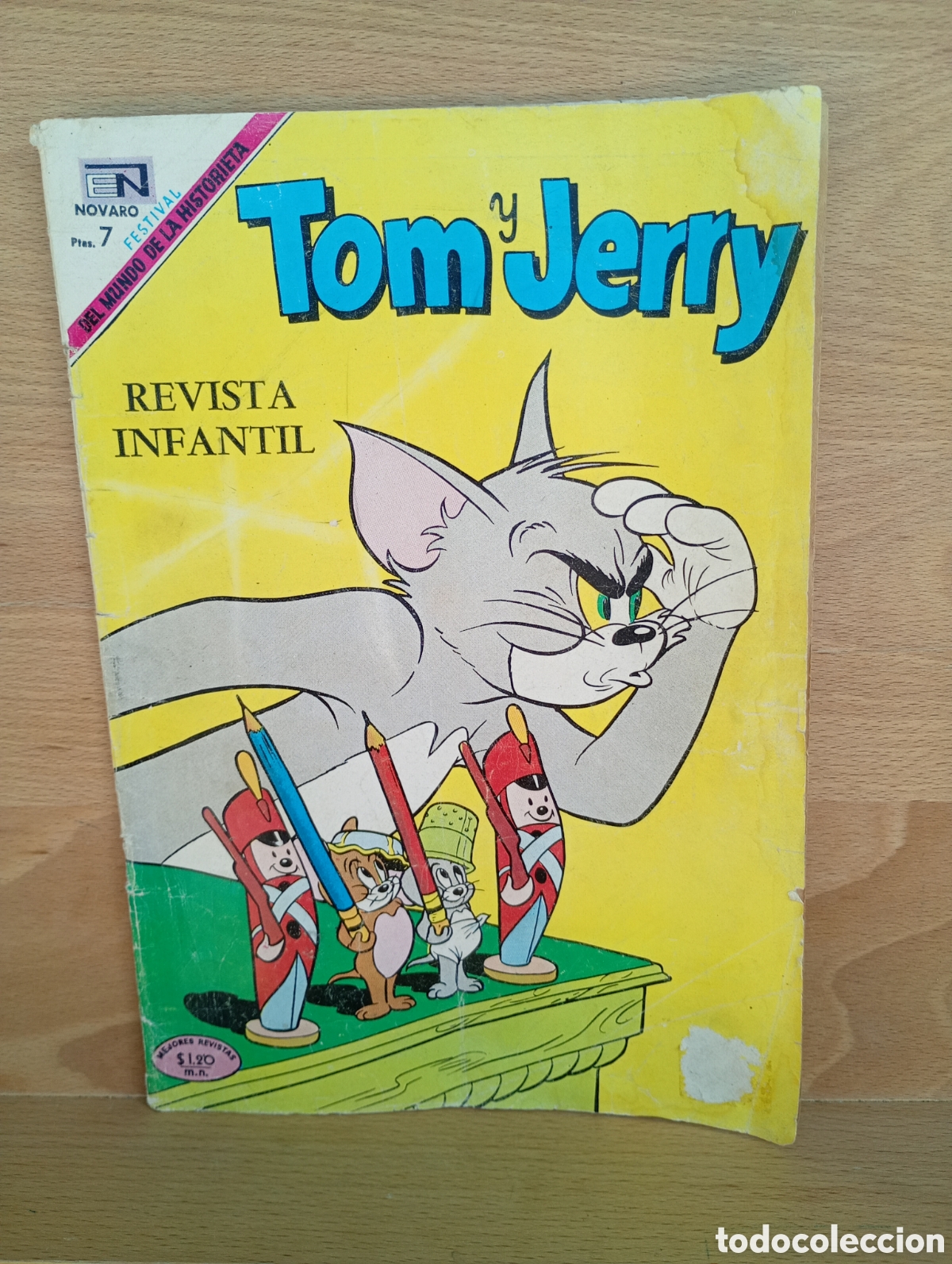Otros Art&iacute;culos de Coleccionismo en Papel: Revista infantil tom y Jerry novaro