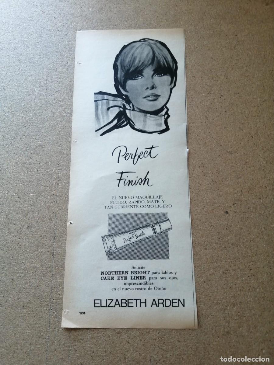 Otros Art&iacute;culos de Coleccionismo en Papel: ANUNCIO. PERFECT FINISH, DE ELIZABETH ARDEN